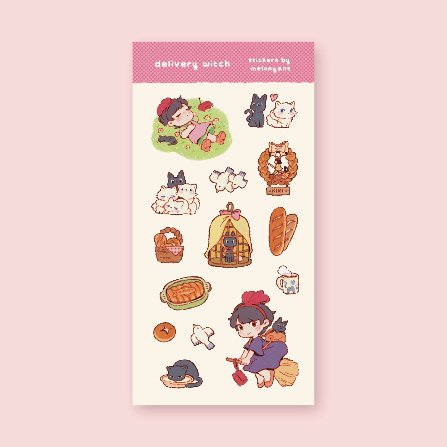 Delivery Witch Sticker Sheet