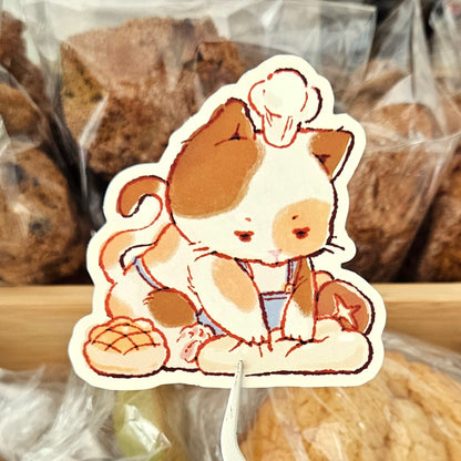 Bakery Cat Sticker