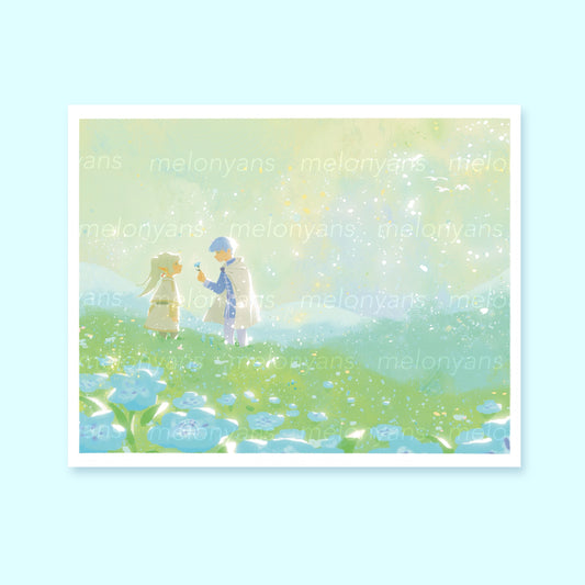 Nemophila Print