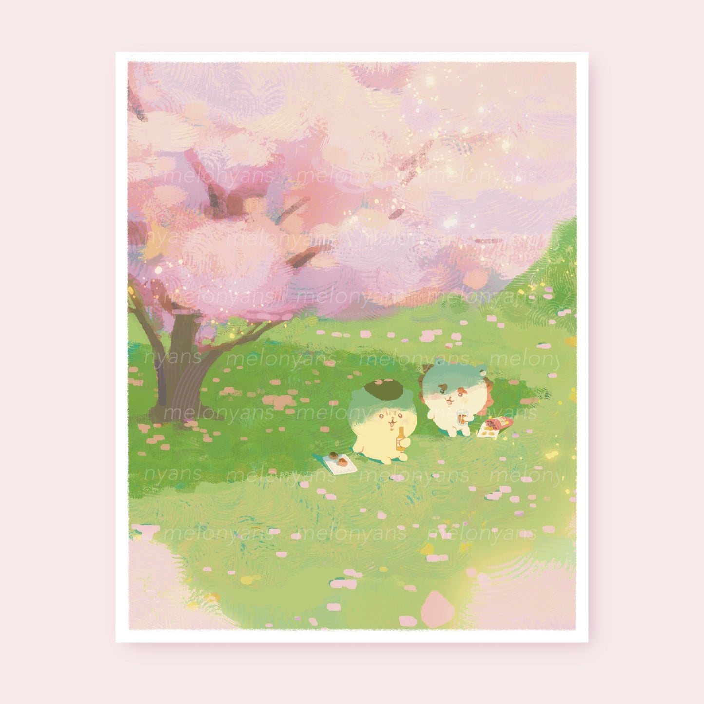 Sakura Picnic Print