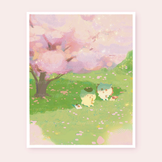 Sakura Picnic Print