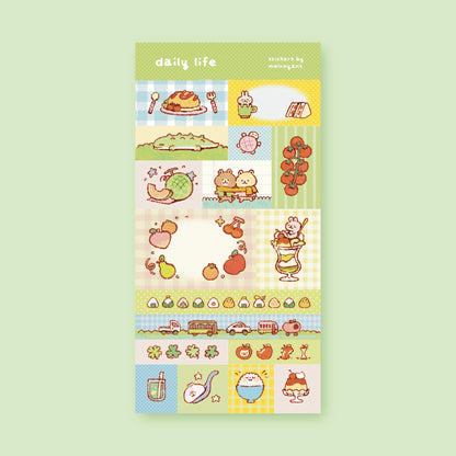 Daily Life Sticker Sheet