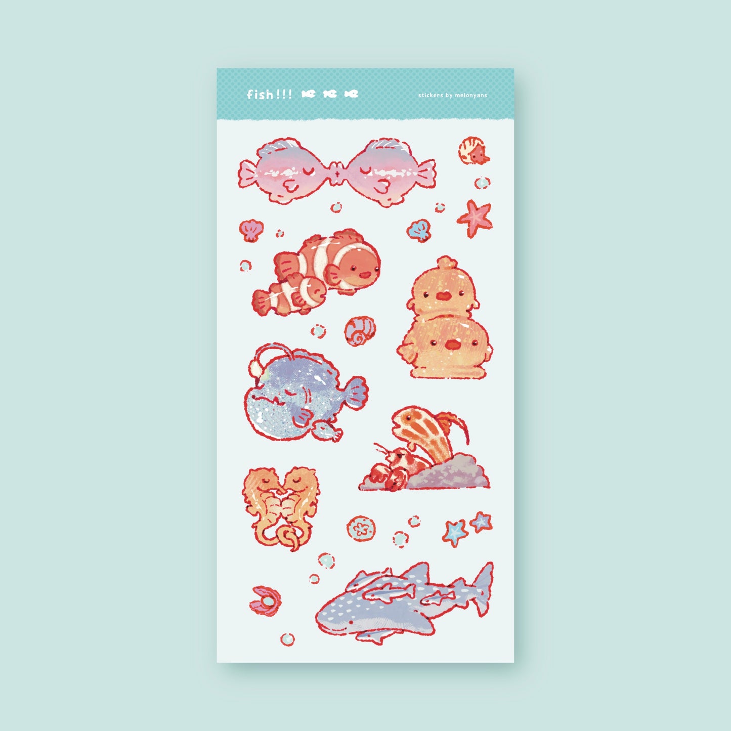 Fish Sticker Sheet