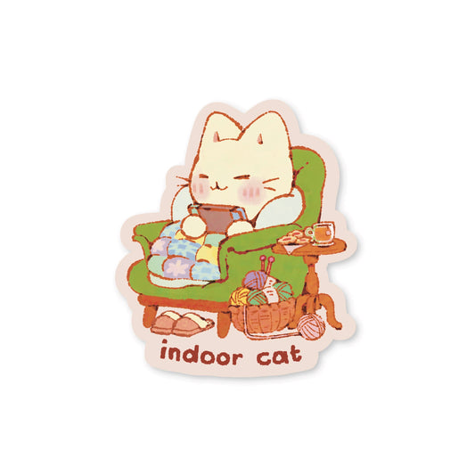 Indoor Cat Sticker