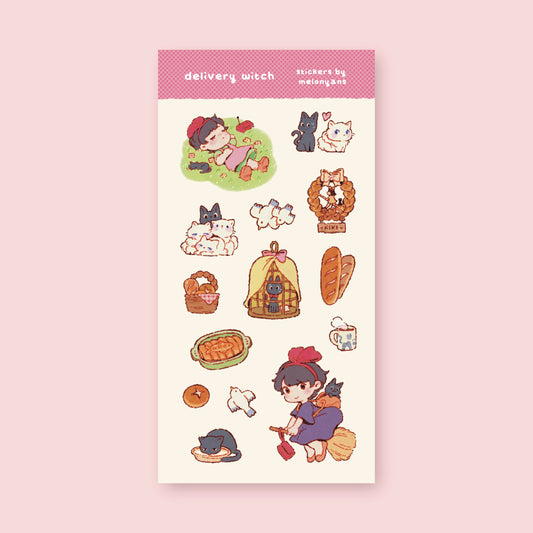 Delivery Witch Sticker Sheet