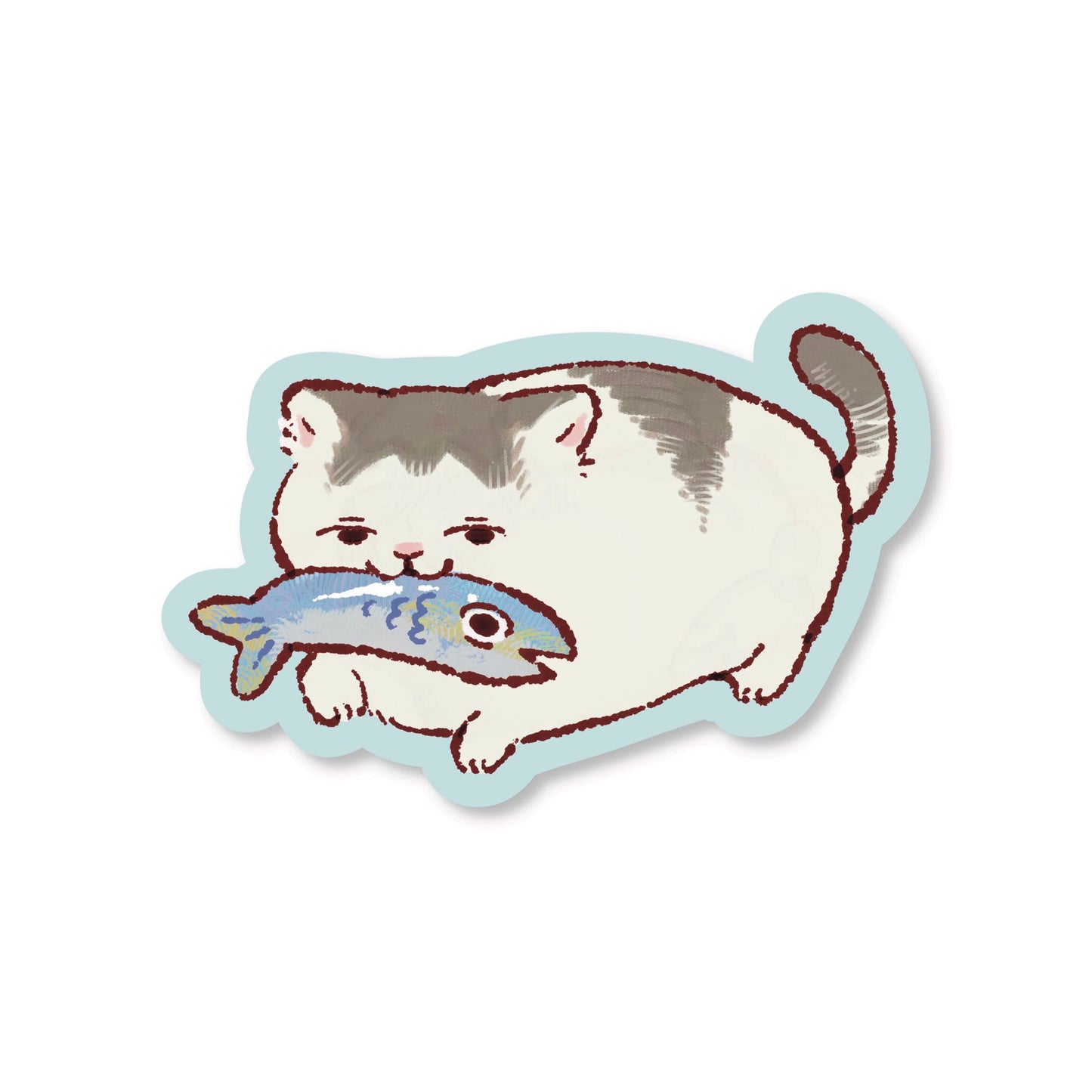 Little Chunky Cat Sticker