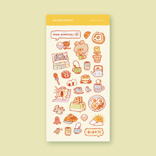 Morning Routine Sticker Sheet