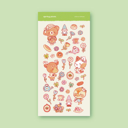 Spring Picnic Sticker Sheet